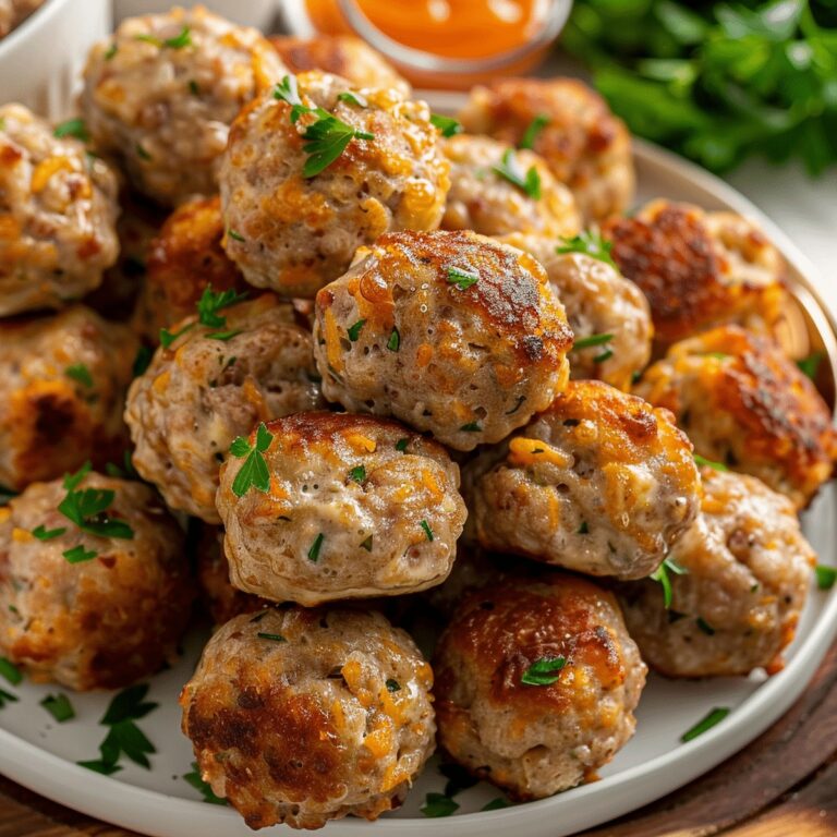 Crispy Cream Cheese Sausage Balls Recipe
