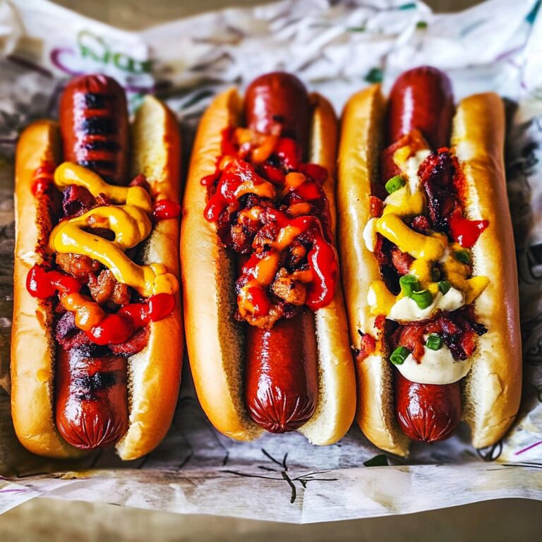 Gourmet Hot Dogs Recipe