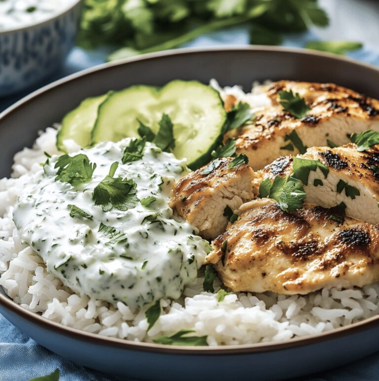 Dump-And-Bake Chicken Tzatziki With Rice Recipe