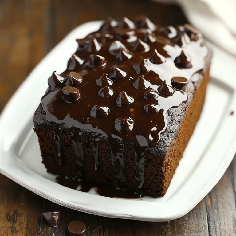 Hot Fudge Brownie Bread Recipe
