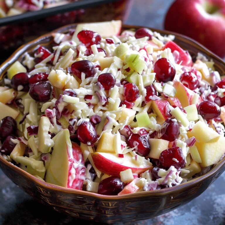 Cranberry Apple Coleslaw Recipe