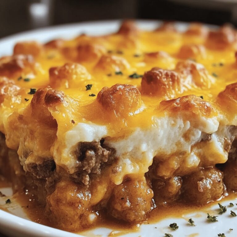 Hearty Shepherds Pie Tater Tot Casserole Recipe