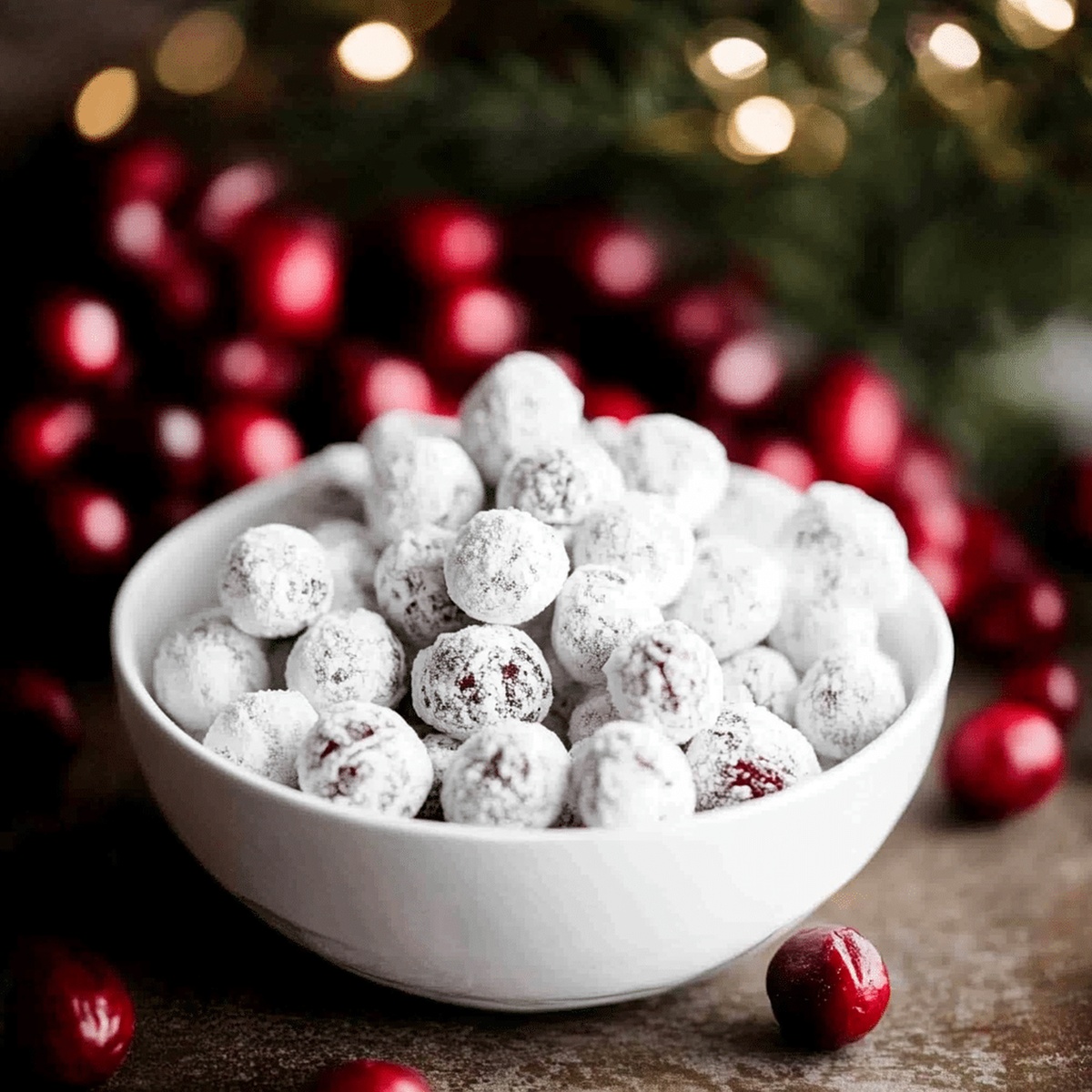 Festive Candied Cranberries Recipe