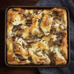 Crispy Onion Focaccia Bread Recipe