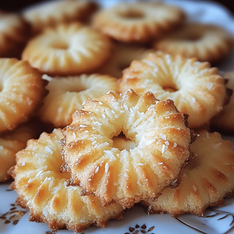 Velvety Coconut Biscuits Recipe