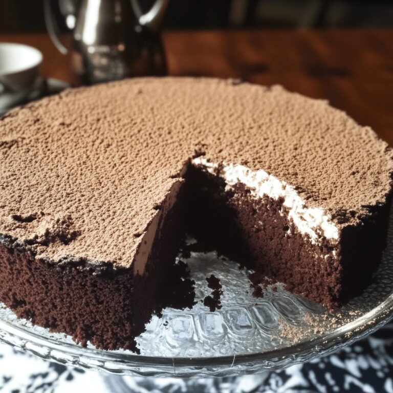 Sinful Chocolate Espresso Ricotta Torte Recipe