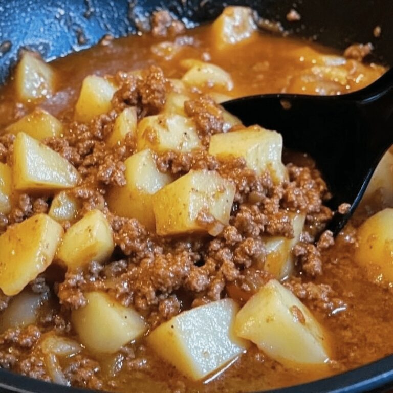 Hearty Ground Beef With Potatoes Recipe