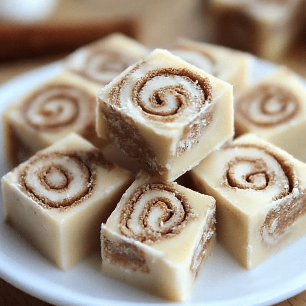 Decadent Cinnamon Roll Fudge Recipe