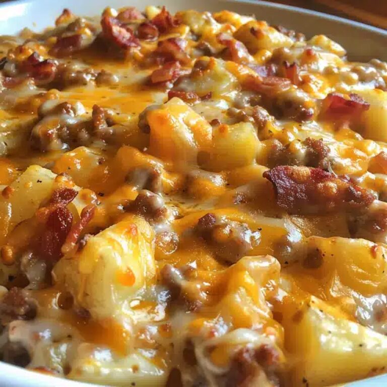 Crockpot Hamburger Potato Casserole Recipe