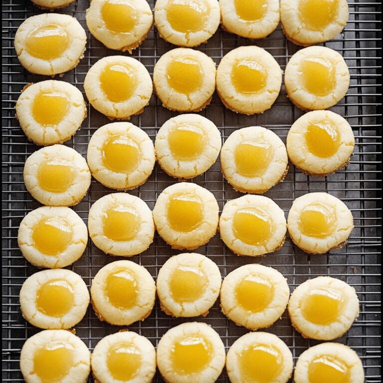 Sweet Lemon Thumbprint Cookies Recipe