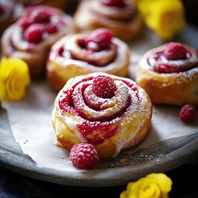 Fluffy Raspberry Cinnamon Rolls Recipe