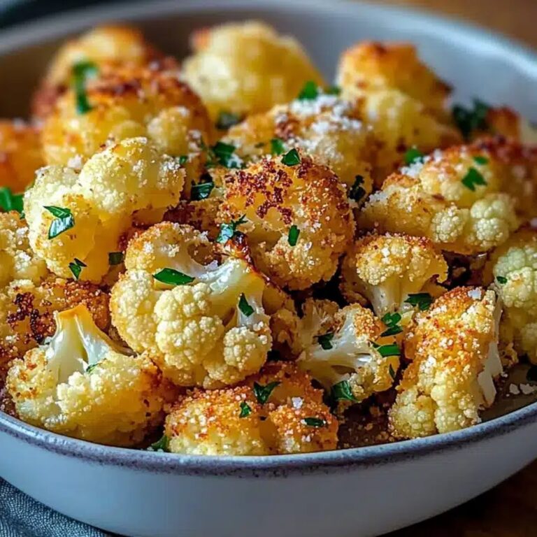 Golden Parmesan Roasted Cauliflower Recipe