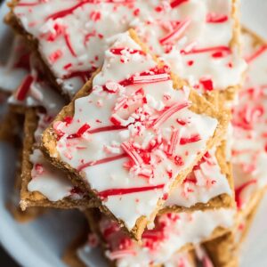 Crispy Peppermint Graham Cracker Toffee Recipe