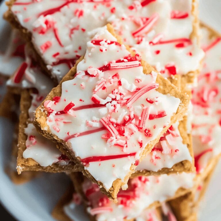 Crispy Peppermint Graham Cracker Toffee Recipe