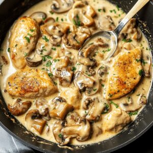 Silky Mushroom Chicken Recipe