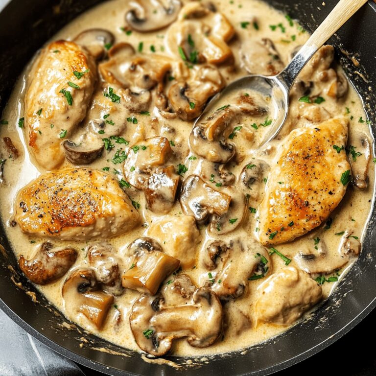 Silky Mushroom Chicken Recipe