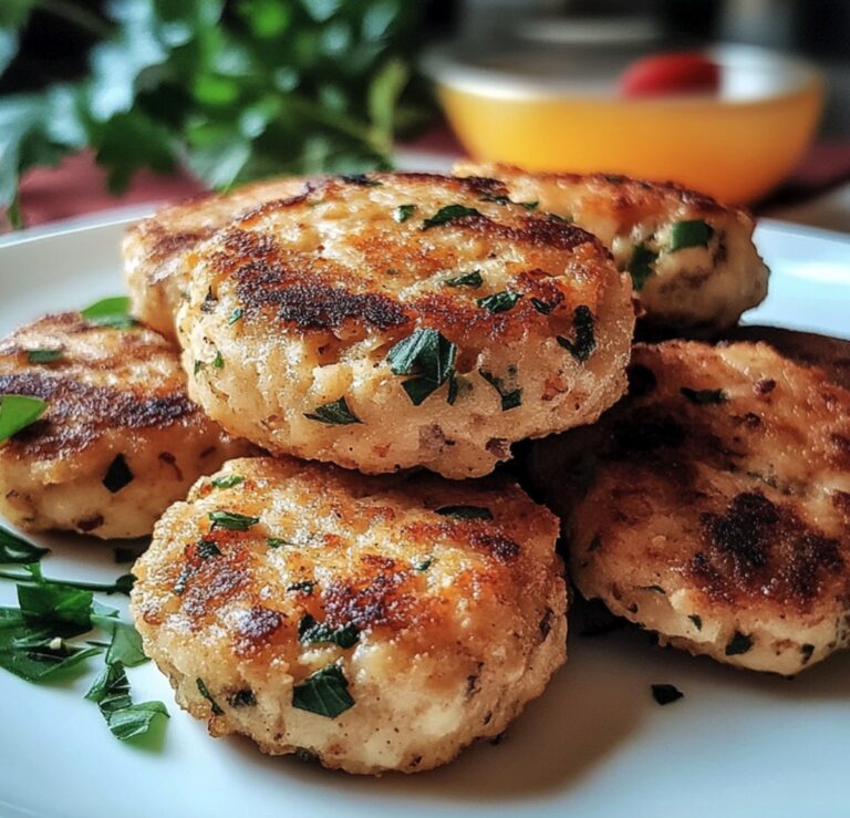 Mediterranean Chicken Patties Recipe