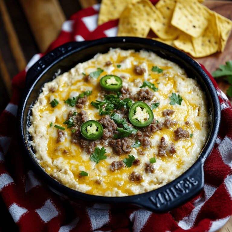 Sausage Jalapeno Popper Dip Recipe