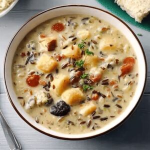 Velvety Wild Rice Soup Recipe