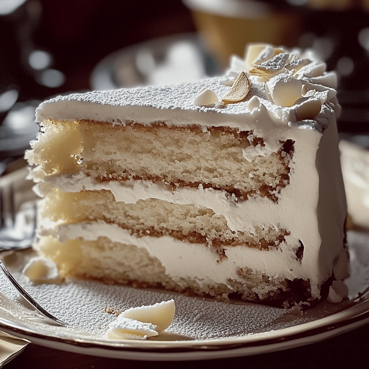 Snowy Bavarian Bliss Cake Recipe