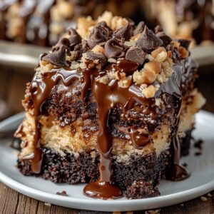 German Chocolate Poke Cake Recipe