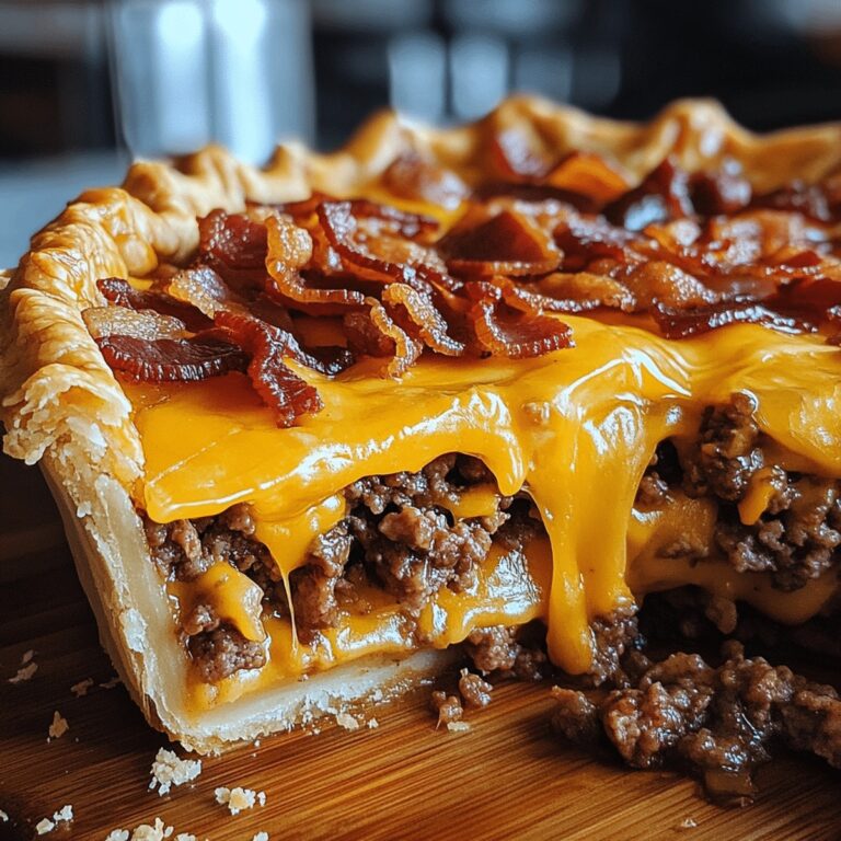 Carnivore Bacon Cheeseburger Pie Recipe
