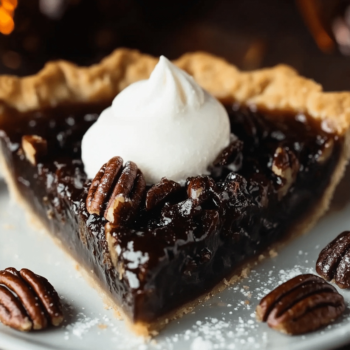 Chocolate Bourbon Pecan Pie Recipe