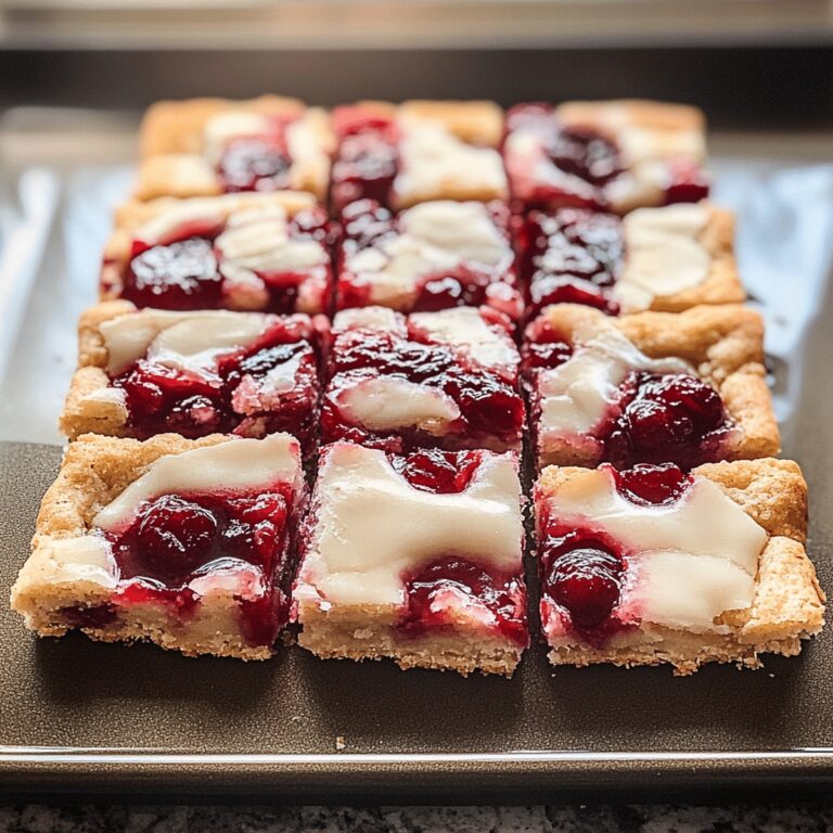 Festive Christmas Cherry Bars Recipe