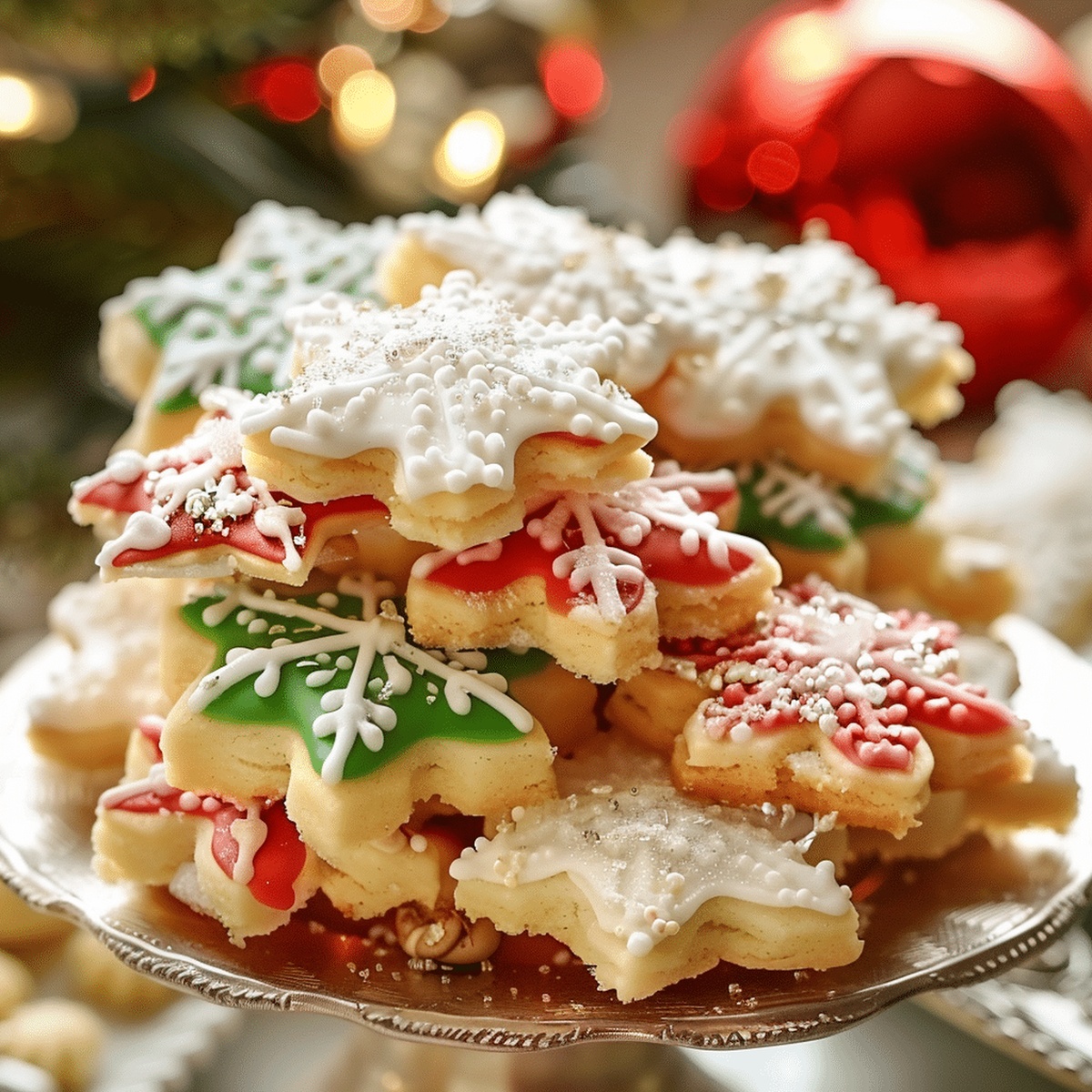 Christmas Sugar Cookie Bites Recipe