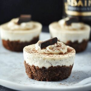 Smooth Baileys Mini Cheesecakes Recipe