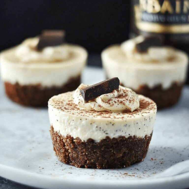 Smooth Baileys Mini Cheesecakes Recipe