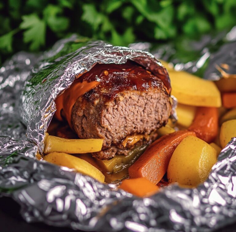 Burger Dinner Foil Packets Recipe