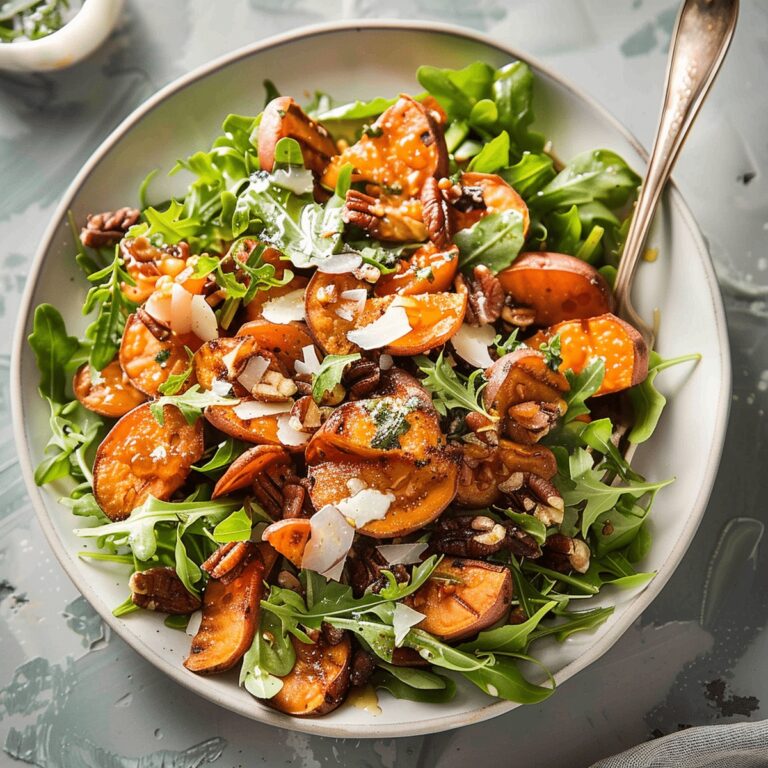 Roasted Sweet Potato Salad With Honey Lemon Dressing Recipe