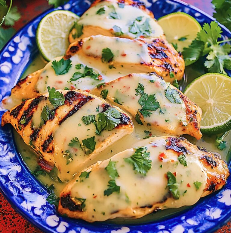Grilled Salsa Verde Pepper Jack Chicken Recipe