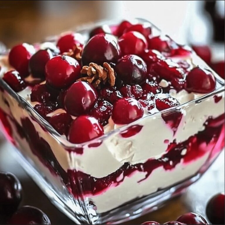 Cranberry Jello Salad With Cream Cheese Topping Recipe