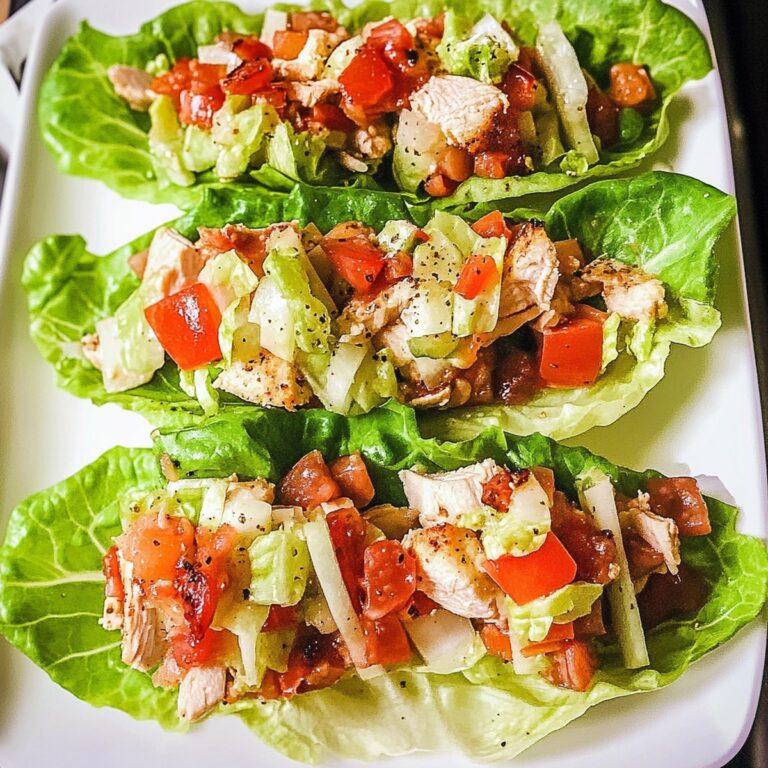 Chicken Club Lettuce Wraps Recipe