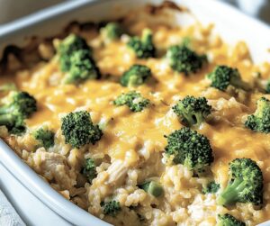 Hearty Chicken Broccoli Rice Casserole Recipe