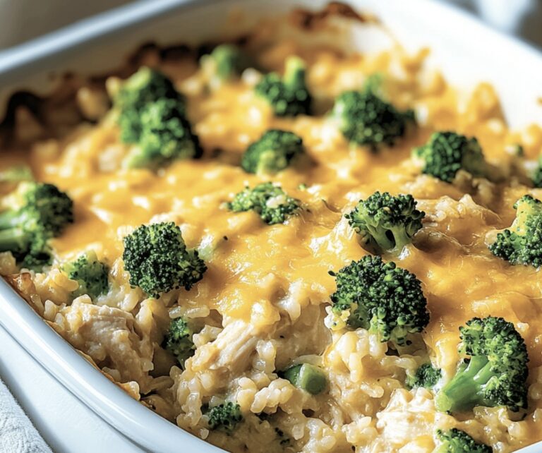 Hearty Chicken Broccoli Rice Casserole Recipe