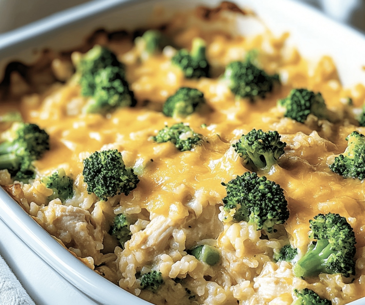 Hearty Chicken Broccoli Rice Casserole Recipe