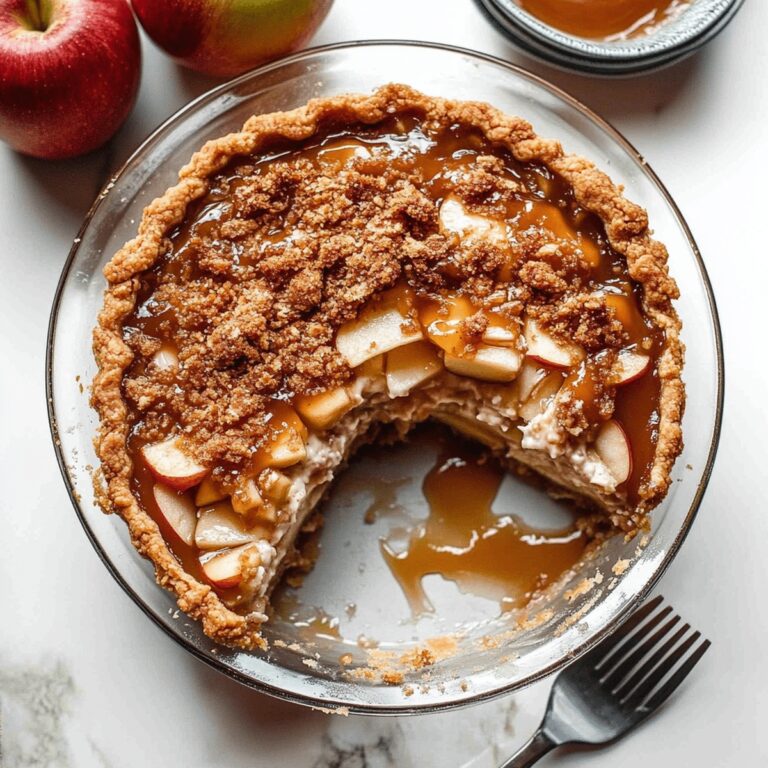 Heavenly Caramel Apple Cheesecake Pie Recipe