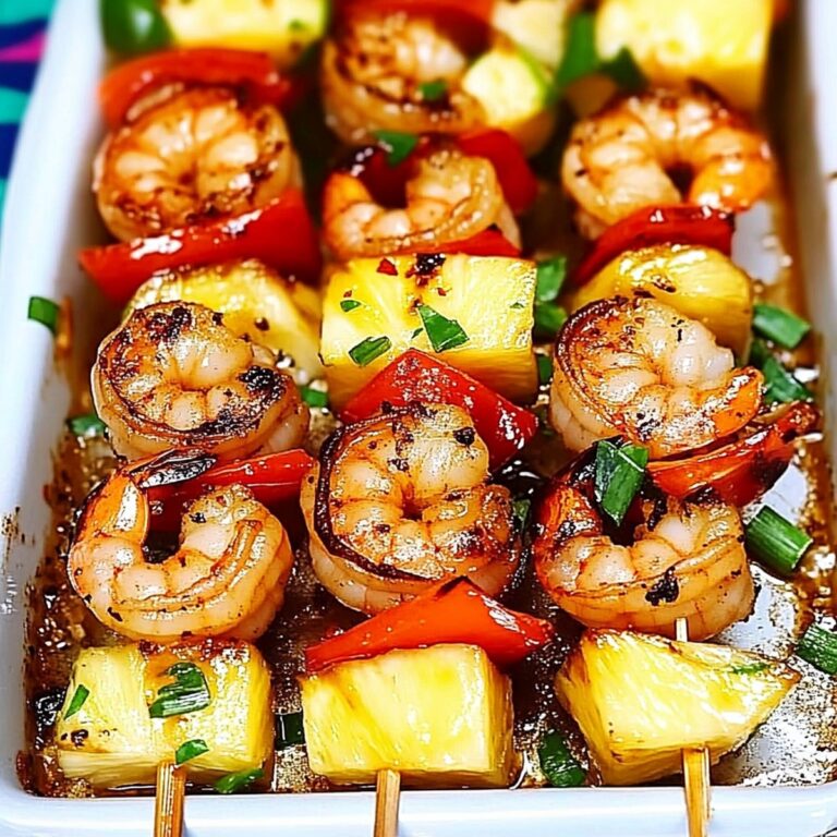 Grilled Shrimp Pineapple Skewers Recipe