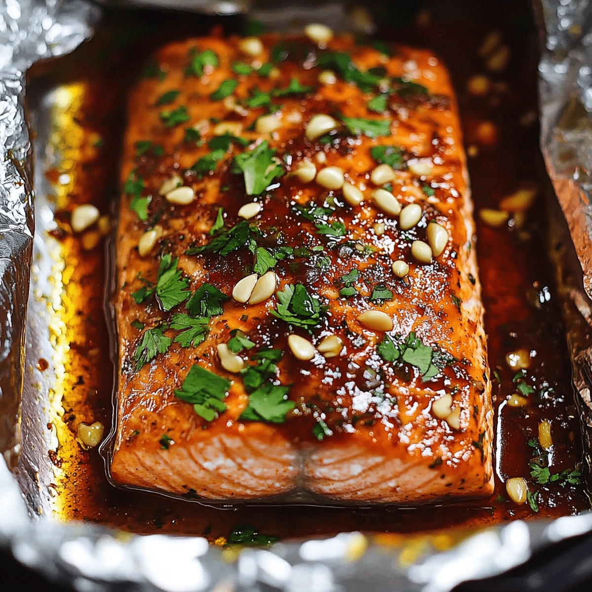 Fiery Garlic Sriracha Salmon Recipe