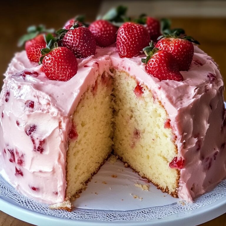 Strawberry Cheesecake Pound Cake With Strawberry Cream Cheese Frosting Recipe