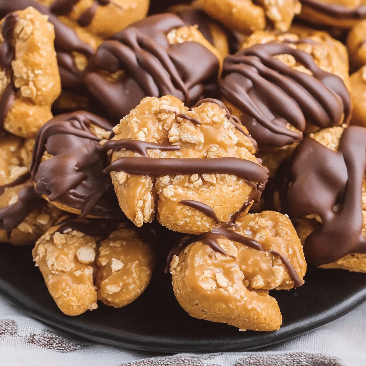 Crunchy Peanut Butter Pretzel Bites Recipe