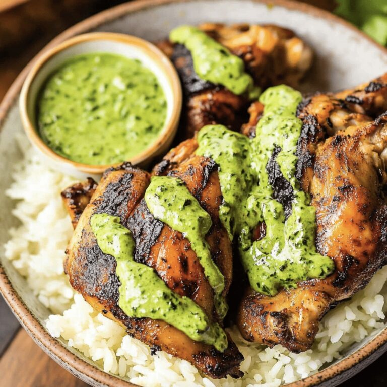 Peruvian Chicken With Green Sauce Recipe