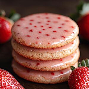 Soft Strawberry Cookies Recipe