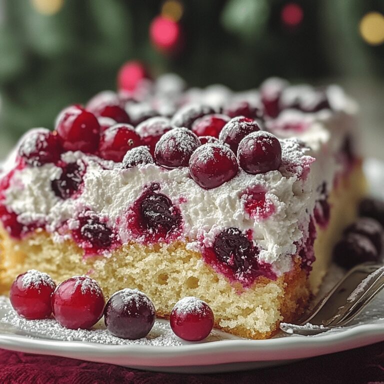 Cranberry Poke Cake Recipe