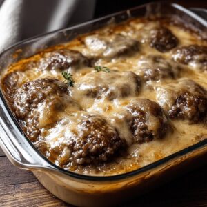 Amish Hamburger Steak Bake Recipe
