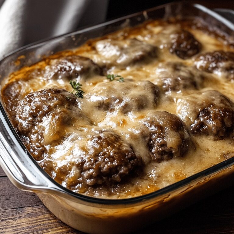 Amish Hamburger Steak Bake Recipe