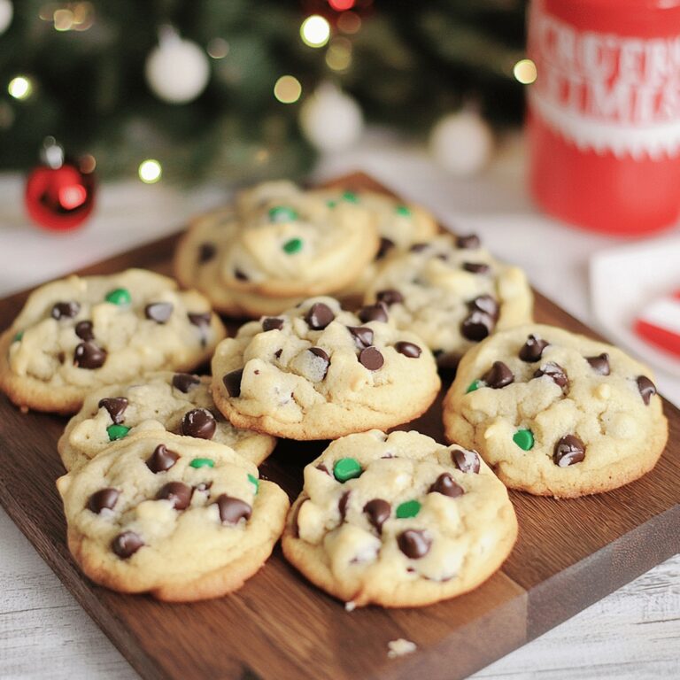 Cake Mix Chocolate Chip Santa Cookies Recipe